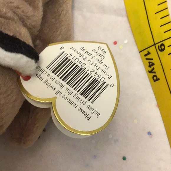 TY Original Beanie Baby retired vintage, new w tags, Ringo 1995 - Picture 3 of 8